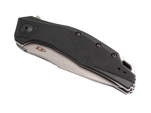 K0357 - нож складной, рук-ть G10, клинок CPM 20CV, stonewash фото 4