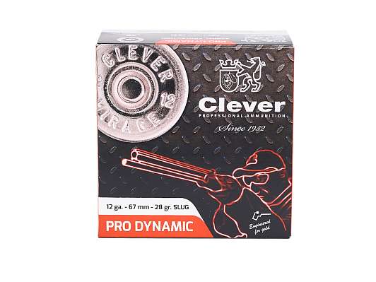 Охотничий патрон Clever 12 пуля Pro Dynamic 28gr фото 1
