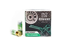 Охотничий патрон Clever 12 картечь 8 Pro Dynamic Buckshot 27gr 10/0 (25)