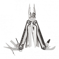 Мультитул LEATHERMAN Charge Plus Black+Stainless 19 инстр., 7,4/10 см, чехол нейлон, комп. бит, шт