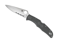 Нож Spyderco ENDURA4 VG-10 Комби Серый C10PSFG