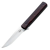 BK01BO318 Urban Trapper Linear Cocobolo - нож складной, рук-ть титан/кокоболо, сталь VG10											