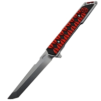 Нож складной Mr.Blade Hokku (D2 SW, G10 Black/Red) с чехлом