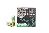 Охотничий патрон Clever 12 картечь Pro Dynamic Buckshot 27gr 8