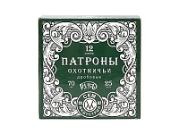 Охотничий патрон 12 СКМ дробь 4 33гр б/к (25)