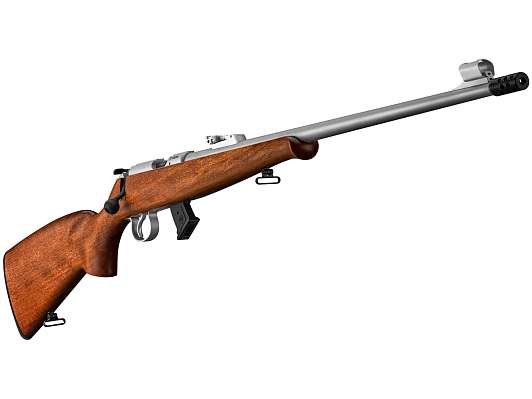 CZ 455 Stainless .22LR LONG STIIL 1/2 UNF 10зар. маг фото 3