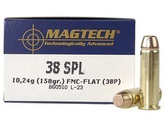 Охотничий патрон .38SPL FMC-FLAT 158 gr фото 1