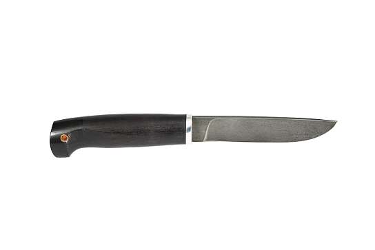 Нож Финский, кован. ст. ХВ-5., литье. рукоять из ценных пород дерева (2912) фото 1