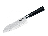 BK130417DAM Damast Black Santoku - нож кухон. сантоку, дамаск