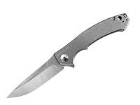 K0450 - нож складной, рукоять титан, сталь S35VN покрытие Satin
