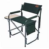 Кресло Camping World Mister с боковым откидным столиком, цвет зеленый,  нагрузка 130кг, вес 3,75)