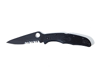 Нож Spyderco ENDURA4 VG-10 TiCN Комби Черный C10PSBBK